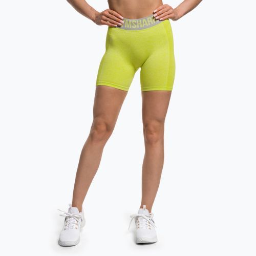 Damen-Trainingsshorts Gymshark Flex meliert/hellgrau