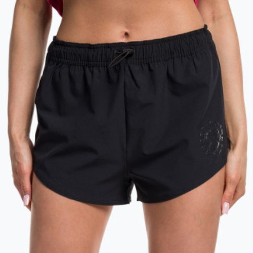 Damen Trainingsshorts Gymshark KK Twins Woven schwarz