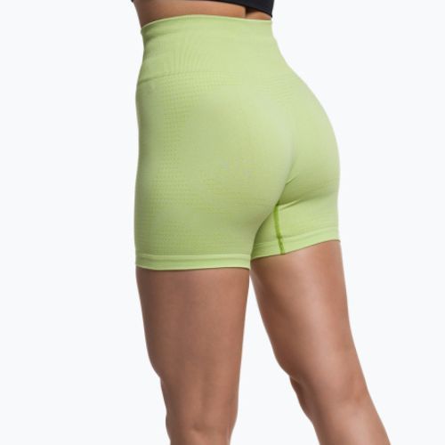 Gymshark Vital Seamless Trainingsshorts für Frauen neongelb