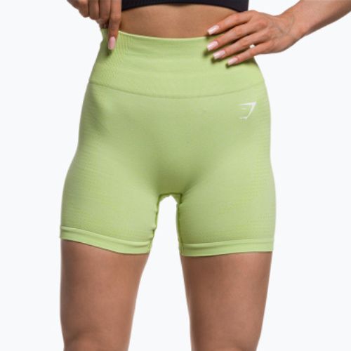 Gymshark Vital Seamless Trainingsshorts für Frauen neongelb