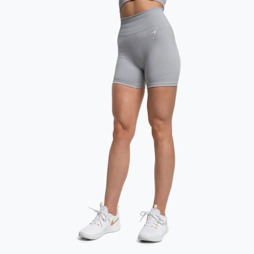 Damen Trainingsshorts Gymshark Vital Seamless grau