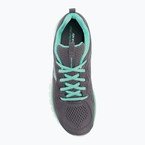 SKECHERS Graceful Get Connected Damen Trainingsschuhe anthrazit/grau