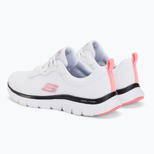 Damen Trainingsschuhe SKECHERS Flex Appeal 4.0 Brilliant View weiß/rosa