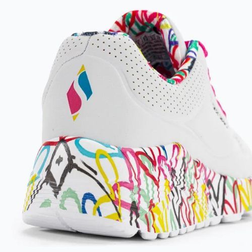 SKECHERS Uno Lite Lovely Luv weiß/multi Kinder Turnschuhe