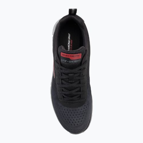 SKECHERS Track Ripkent Herren Trainingsschuhe schwarz/kohle