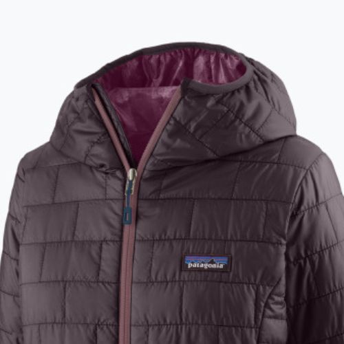 Isolierte Damenjacke Patagonia Nano Puff Hoody obsidian pflaume