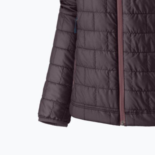 Isolierte Damenjacke Patagonia Nano Puff Hoody obsidian pflaume