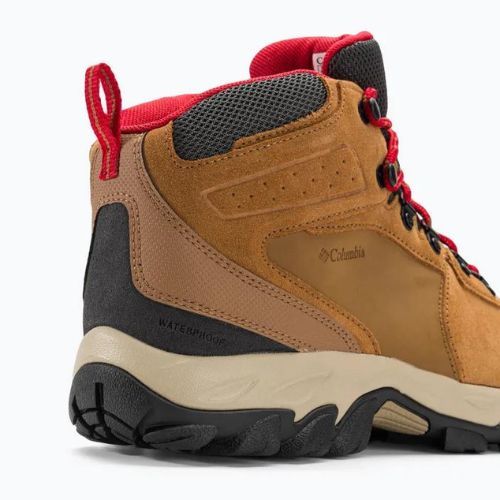 Columbia Newton Ridge Plus II Suede WP elk/bergrot Herren-Trekkingstiefel