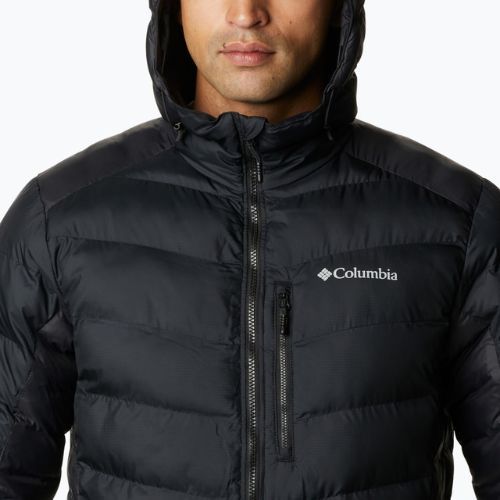 Herren Columbia Labyrinth Loop Daunenjacke mit Kapuze schwarz