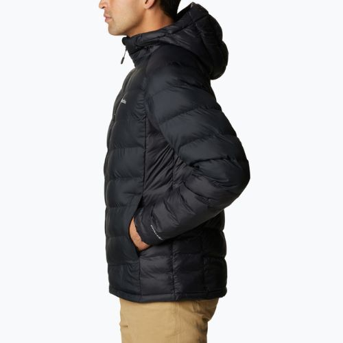 Herren Columbia Labyrinth Loop Daunenjacke mit Kapuze schwarz