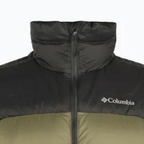 Columbia Bulo Point II Down stone green/shark Herren Trekking Jacke ohne Ärmel