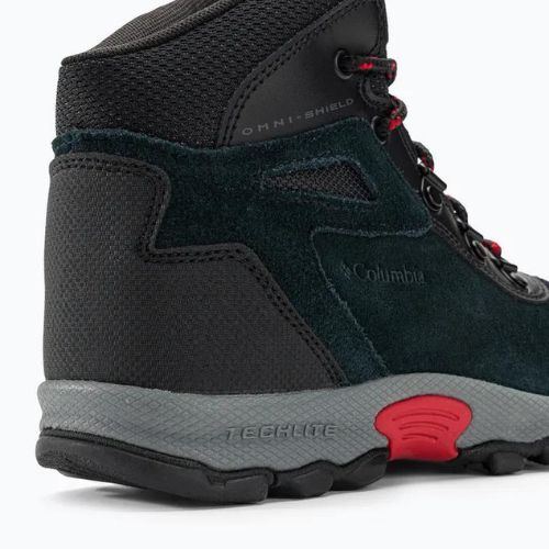 Columbia Newton Ridge Amped schwarz/rot Kinder Wanderschuhe