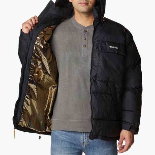 Columbia Ballistic Ridge Oversized schwarze Herren Daunenjacke