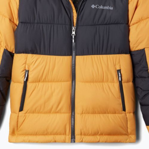 Columbia Pike Lake II Hooded raw honey/shark Kinder-Daunenjacke