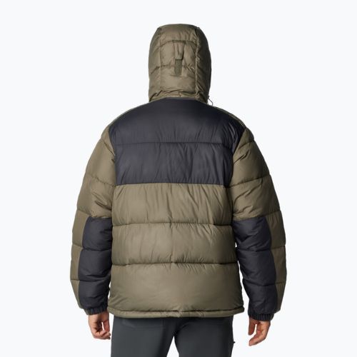 Herren Columbia Pike Lake II Hooded steingrün/hai Daunenjacke