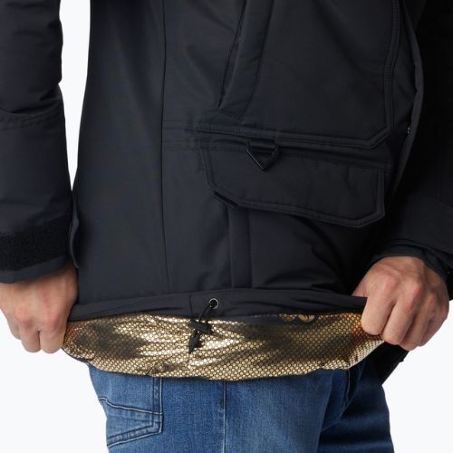 Herren Columbia Landroamer Down Parka schwarz