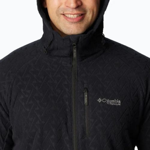 Columbia Herren Titan Pass 3.0 Kapuzen-Trekking-Sweatshirt schwarz