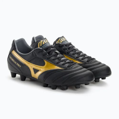 Mizuno Morelia II PRO MD Herren Fußballschuhe schwarz/gold/dunkel Schatten