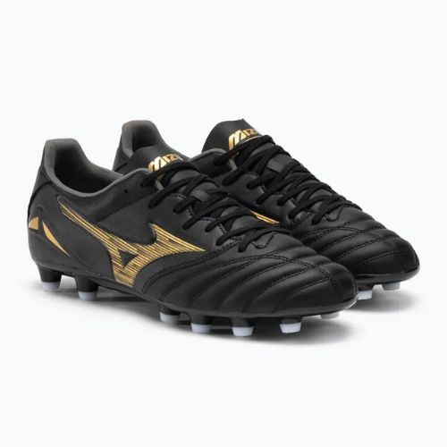 Herren Fußballschuhe Mizuno Morelia Neo IV Pro MD schwarz/gold/schwarz