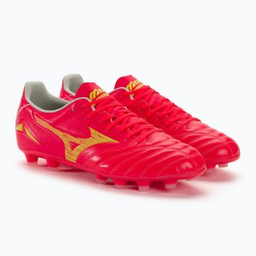 Mizuno Morelia Neo IV Pro MD Herren Fußballschuhe flery coral2/ bolt2/ flery coral2