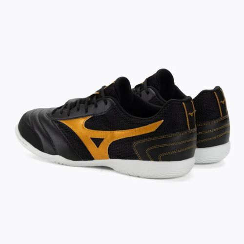 Herren Fußballschuhe Mizuno Morelia Sala Club IN schwarz/mp gold