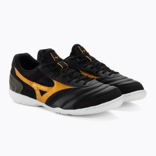Herren Fußballschuhe Mizuno Morelia Sala Club IN schwarz/mp gold