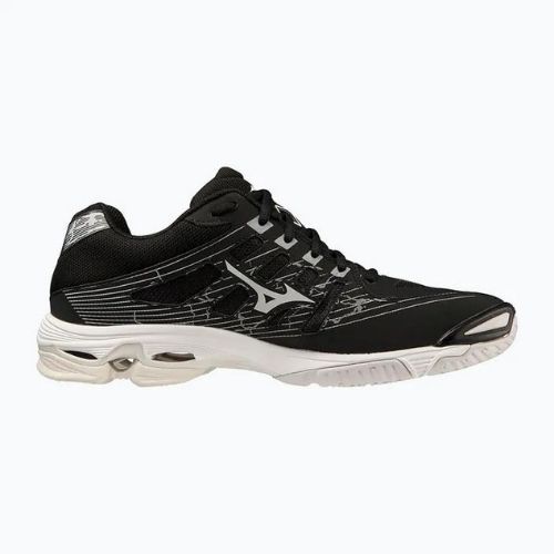 Herren Volleyballschuhe Mizuno Wave Voltage schwarz / silber