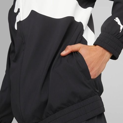 Herren Trainingsjacke PUMA Train Big Cat Gefüttert Woven puma schwarz