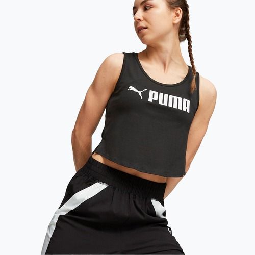 Damen Trainingsjacke PUMA Fit Skimmer Tank puma schwarz