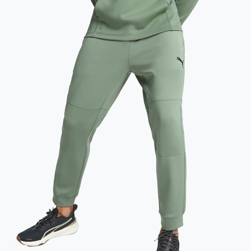 Herren PUMA Fit Double Knit Jogger Trainingshose Eukalyptus
