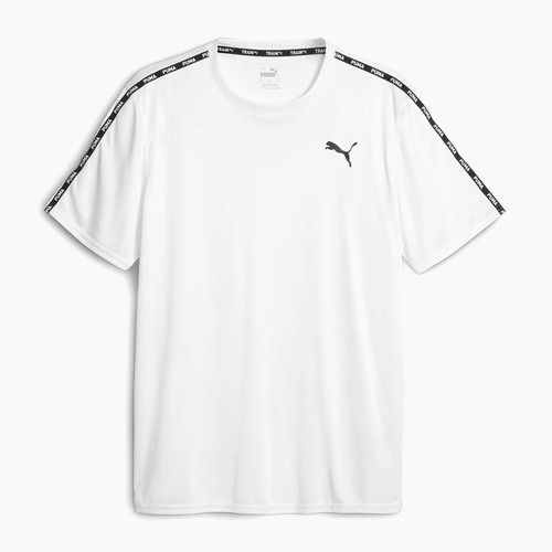 Herren Trainings-T-Shirt PUMA Essentials Taped puma weiß