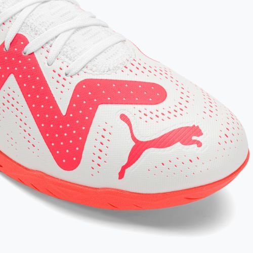 PUMA Future Play IT Herren Fußballschuhe puma weiß/feuerorchidee