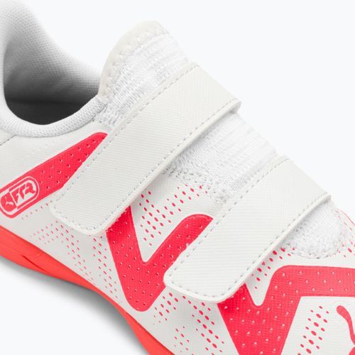 PUMA Future Play IT V Jr Kinder Fußballschuhe puma weiß/feuerorchidee