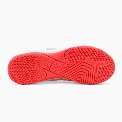 PUMA Future Play IT V Jr Kinder Fußballschuhe puma weiß/feuerorchidee