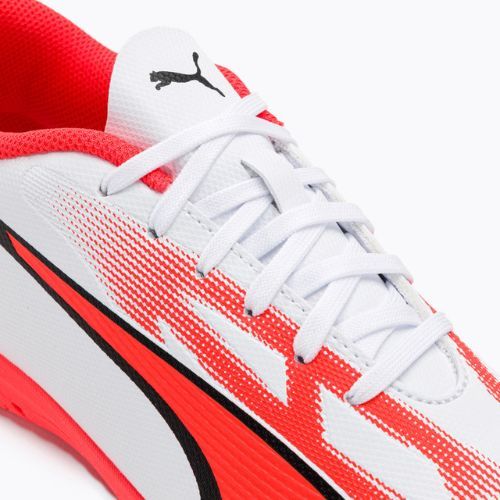 PUMA Ultra Play IT Jr Kinder Fußballschuhe puma weiß/puma schwarz/fire orchid