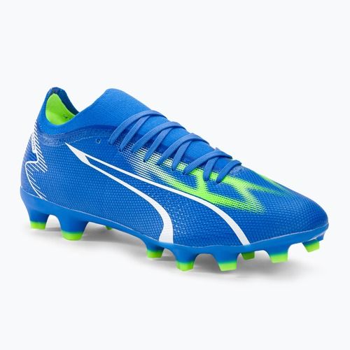 PUMA Ultra Match FG/AG Herren Fußballschuhe Ultra Blau/Puma Weiß/Pro Grün