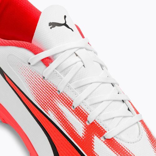 Herren Fußballschuhe PUMA Ultra Play FG/AG puma weiß/puma schwarz/fire orchid