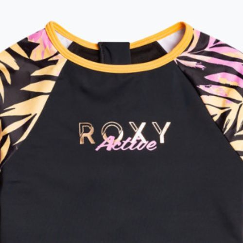 ROXY Active Joy Kinderschwimmbody anthrazit zebra Dschungel Mädchen