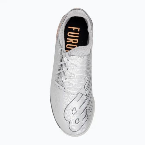 Kinder Fußballschuhe New Balance Furon V7 Dispatch TF Jr silber