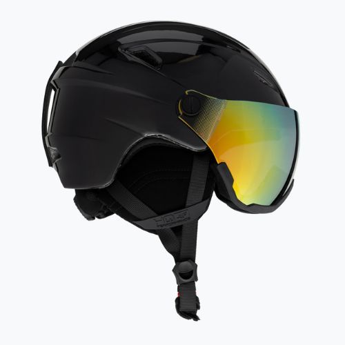 Damen-Skihelm 4F F032 tiefschwarz