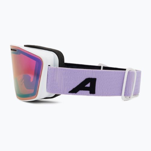 Alpina Nendaz Q-Lite S2 weiß/lila matt/lavendel Skibrille