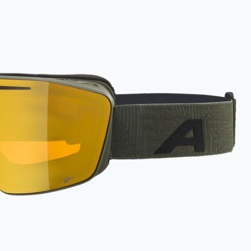 Alpina Nendaz Q-Lite S2 oliv-matt/gold Skibrille