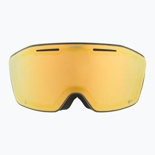 Alpina Nendaz Q-Lite S2 oliv-matt/gold Skibrille