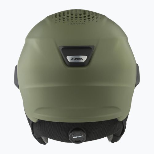 Alpina Alto Q-Lite Skihelm oliv matt