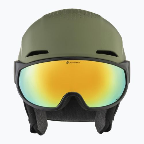 Alpina Alto Q-Lite Skihelm oliv matt