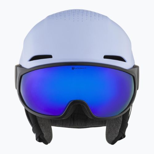Alpina Alto Q-Lite Skihelm lila/schwarz matt