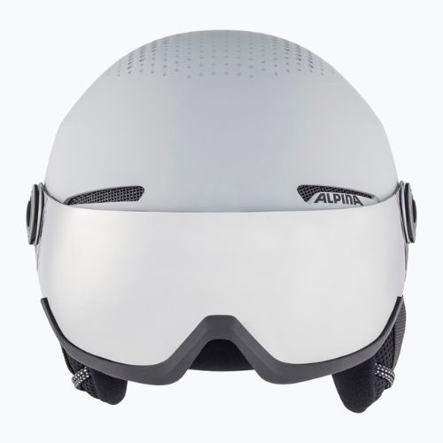 Skihelm Alpina Arber Visor Q Lite grau matt