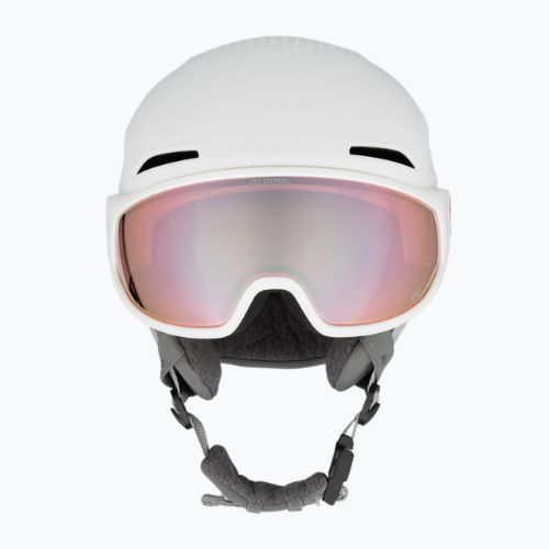 Alpina Oro QV Mips Skihelm weiß matt/wasserrosa