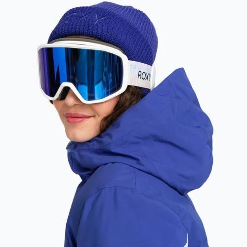 Damen Snowboardbrille ROXY Izzy sapin weiß/blau ml