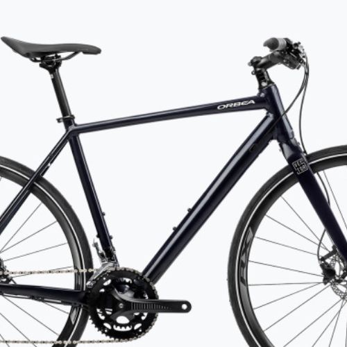 Orbea Vector 10 2023 metallische Nacht schwarz Stadt Fahrrad